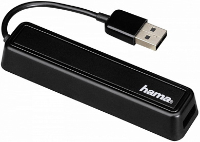Разветвитель USB HAMA 00012167, 4 порта USB 2.0
