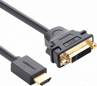 Адаптер (переходник) HDMI - DVI, UGREEN 20136, 15 см