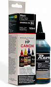 Чернила REVCOL Hameleon Universal для HP/Canon/Lexmark, водные, 100 мл, черный