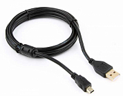 Кабель USB 2.0, USB Am - Mini USB Bm (5 pin), CABLEXPERT CCF-USB2-AM5P, 1.8 м, черный