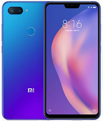 Смартфон XIAOMI Mi 8 Lite (M1808D2TG) 4Gb/64Gb блистающий синий (X21121)