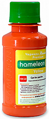 Чернила REVCOL Hameleon CLI-8Y/CLI-521Y/CL-41/CL-51 (C800Y) для Canon, водные, 100 мл, желтый