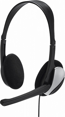 Гарнитура HAMA Essential HS 200, накладная, черная