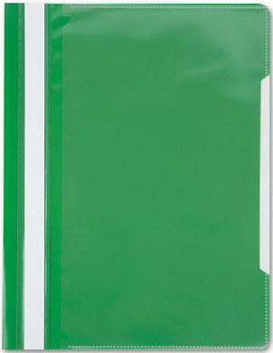 Папка-скоросшиватель A4 БЮРОКРАТ -PS-K20grn, зеленая