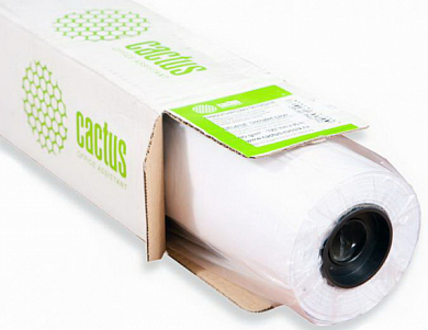 Бумага для плоттера 610 мм (A1, 24") CACTUS c покрытием 120 г/м2