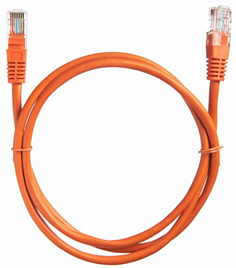 Патч-корд UTP4 cat 6, NETKO 54551, 1 м, оранжевый
