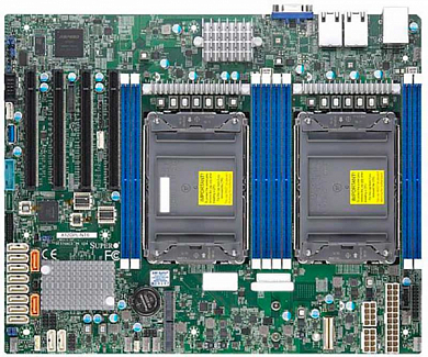 Материнская плата SUPERMICRO MBD-X12DPL-NT6-O Intel C621A, FCLGA4189, DDR4, RAID, VGA, 5*USB3.2, 2*GLAN, ATX