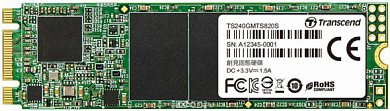 Накопитель SSD M.2 2280 TRANSCEND MTS820S 240Гб (TS240GMTS820S)