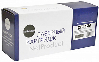 Картридж NETPRODUCT N-CE412A, желтый