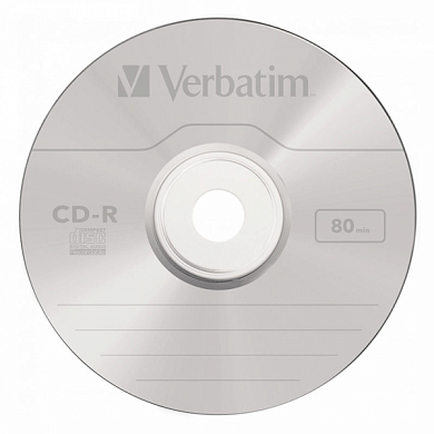 Диск CD-R VERBATIM 700Mb, без упаковки