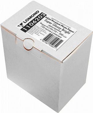 Фотобумага LOMOND Premium Inkjet Photo Paper суперглянцевая 10x15, 200 г/м2, 750 л.