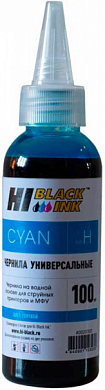 Чернила HI-BLACK Universal для HP, водные, 100 мл, голубой