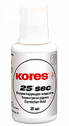 Корректирующая жидкость KORES 25 Sec, 20 мл