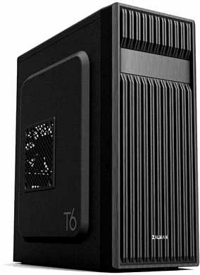 Корпус ATX ZALMAN T6 (ZM-T6), без БП, черный