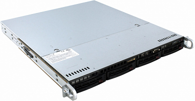 Серверная платформа SUPERMICRO SYS-5018D-MTF, 1 CPU FCLGA1150, 4 x DDR3 ECC UDIMM, max 32Gb, 4 x 3.5" SATA HDD, 350W Gold (SYS-5018D-MTF)