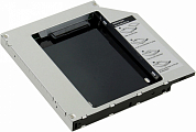 Адаптер оптибей для HDD/SSD 2.5" AGESTAR SSMR2S, серебристый