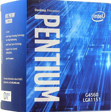 Процессор INTEL Pentium G4560 X2 FCLGA1151 3.50GHz/3Mb (BX80677G4560SR32Y) BOX