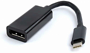 Адаптер (переходник) USB C - DisplayPort, CABLEXPERT A-CM-DPF-01, 15 см