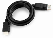 Кабель DisplayPort - HDMI, DisplayPort (m) - HDMI (m), CABLEXPERT CC-DP-HDMI, 1 м, черный