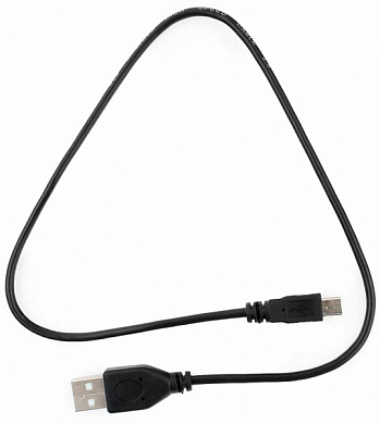 Кабель USB 2.0, USB Am - Mini USB Bm (5 pin), ГАРНИЗОН GCC-USB2-AM5P, 0.5 м, черный