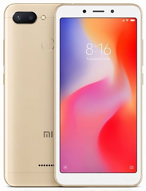 Смартфон XIAOMI Redmi 6 (M1804C3DG) 64Gb золотой (X19629)