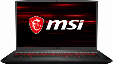 Ноутбук MSI 11SC-483XRU Core i5 11400H/ 8Гб/ 256Гб/ 17.3"/ GeForce GTX 1650 4Гб/ no OS, черный (9S7-17L212-483)