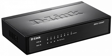 Коммутатор D-LINK DES-1008P