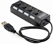 Разветвитель USB GEMBIRD UHB-243-AD, 4 порта USB 2.0