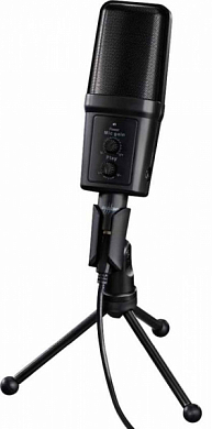 Микрофон на подставке HAMA uRage MIC xStr3am Revolution, черный