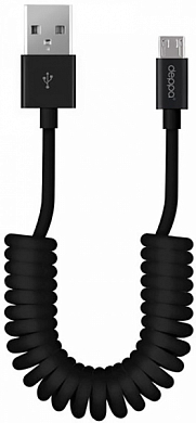 Кабель Micro USB Bm - USB Am, DEPPA, 1.5 м, черный