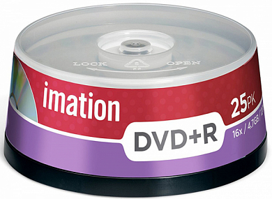 Диск DVD+R IMATION 4.7Gb (73000019361), Bulk, 25 шт