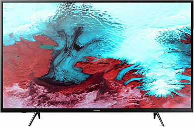 Телевизор SAMSUNG UE43J5202AU, 43", Full HD, LED, Smart TV, черный