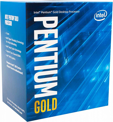 Процессор INTEL Pentium G6400 Gold X2 FCLGA1200 4.00 GHz/4 Mb (BX80701G6400) BOX