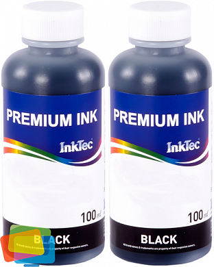 Комплект чернил INKTEC E0019-100MB-2 для Epson, пигментные, 200 мл, черный