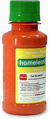 Чернила REVCOL Hameleon H970 для HP, пигментные, 100 мл, желтый