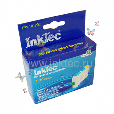 Струйный картридж INKTEC EPI-10129C, голубой. Просроченный товар
