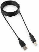 Кабель USB 2.0, USB Am - USB Bm, ГАРНИЗОН GCC-USB2-AMBM, 3 м, черный