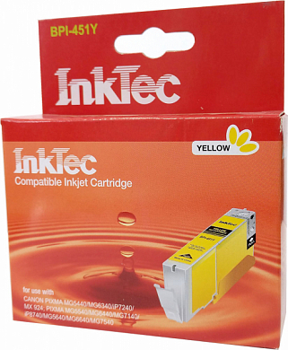 Струйный картридж INKTEC BPI-451Y, желтый