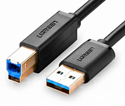 Кабель USB 3.2, USB Am - USB Bm, UGREEN, 1 м, черный