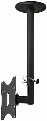 Кронштейн KROMAX Cobra-1, потолочный, наклонный и поворотный, черный