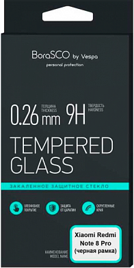 Защитное стекло BORASCO 37911, для смартфона Xiaomi Redmi Note 8 Pro