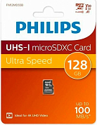 Карта памяти microSDXC PHILIPS 128Gb, Class10 (FM12MD55B/97)