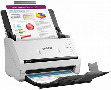 Сканер документов EPSON WorkForce DS-770II, A4, белый (B11B262401)