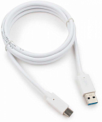 Кабель USB Type-C - USB Am, CABLEXPERT CCP-USB3-AMCM, 1.8 м, белый