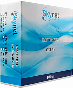 Кабель UTP4 cat 5e, внутренний, одножильный, Cu, SKYNET Light, серый, 100 м