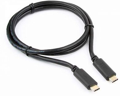 Кабель USB Type-C - USB Type-C, KINGPRICE, 1.5 м, черный