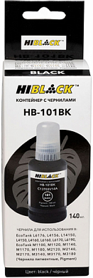 Чернила HI-BLACK HB-101BK для Epson, пигментные, 140 мл, черный