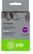 Кассета с лентой CACTUS CS-TZES251 Black on White (24мм x 8м)