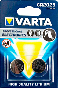 Батарейка CR2025 VARTA, 3V (2 шт)