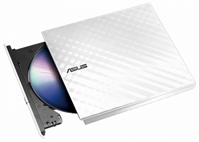 Внешний привод DVD-RW ASUS SDRW-08D2S-U LITE, белый (Retail)